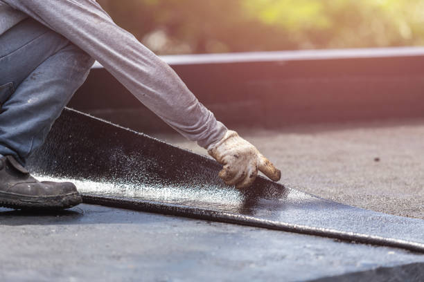 Professional Vapor Barrier Installation technician working in Syracuse, NY